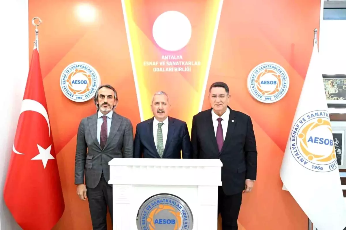 Antalya Esnaf ve Sanatkarlarının Sorunları Ele Alındı