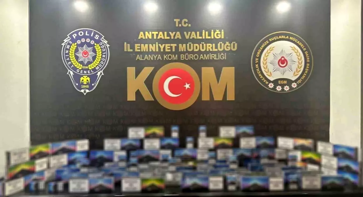 Antalya'da Kaçak Tütün Operasyonları: 15 Şahsa Adli İşlem