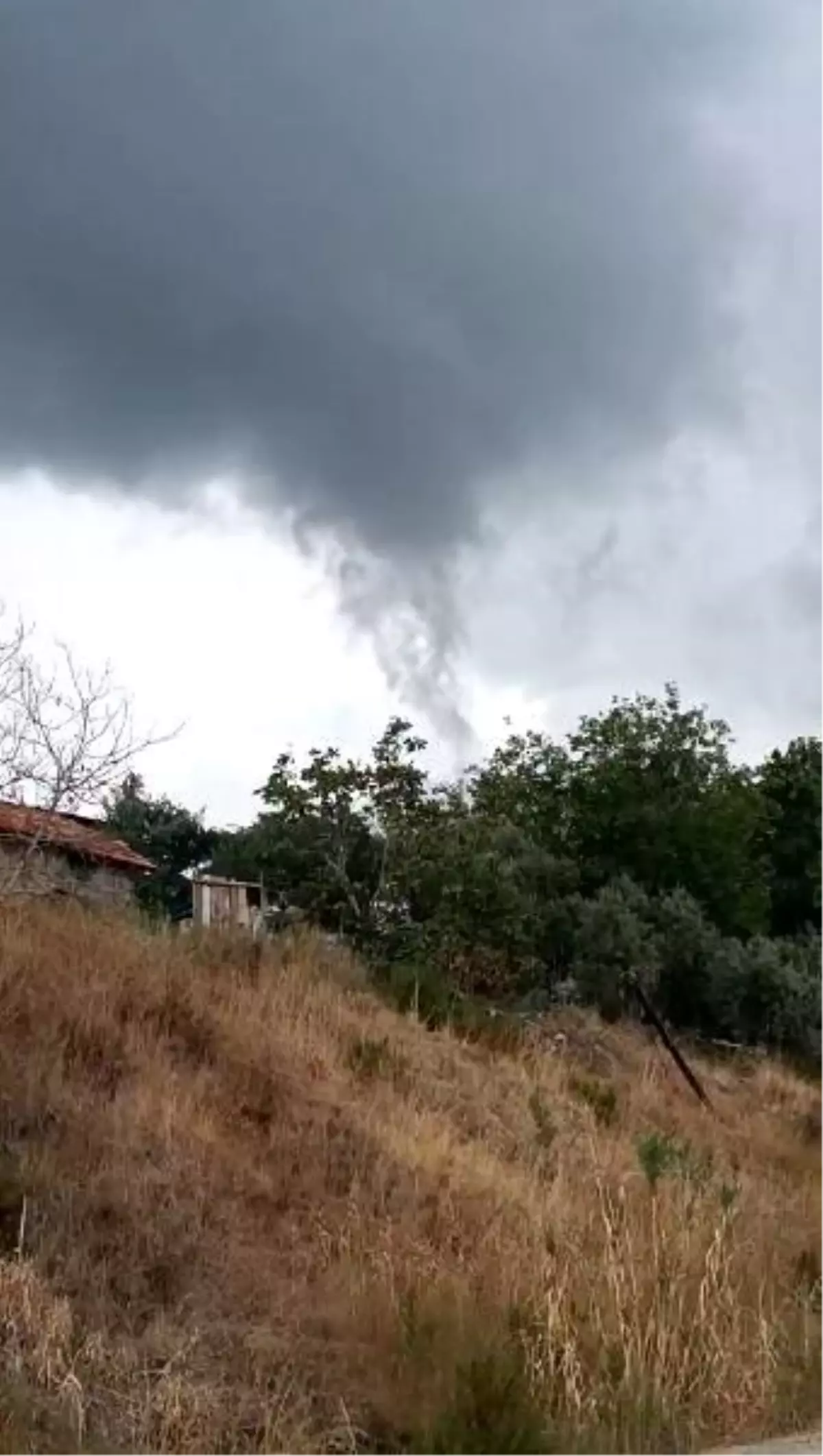 Antalya'da Ormanlık Alanda Oluşan Hortum Vatandaşlar Tarafından Kaydedildi