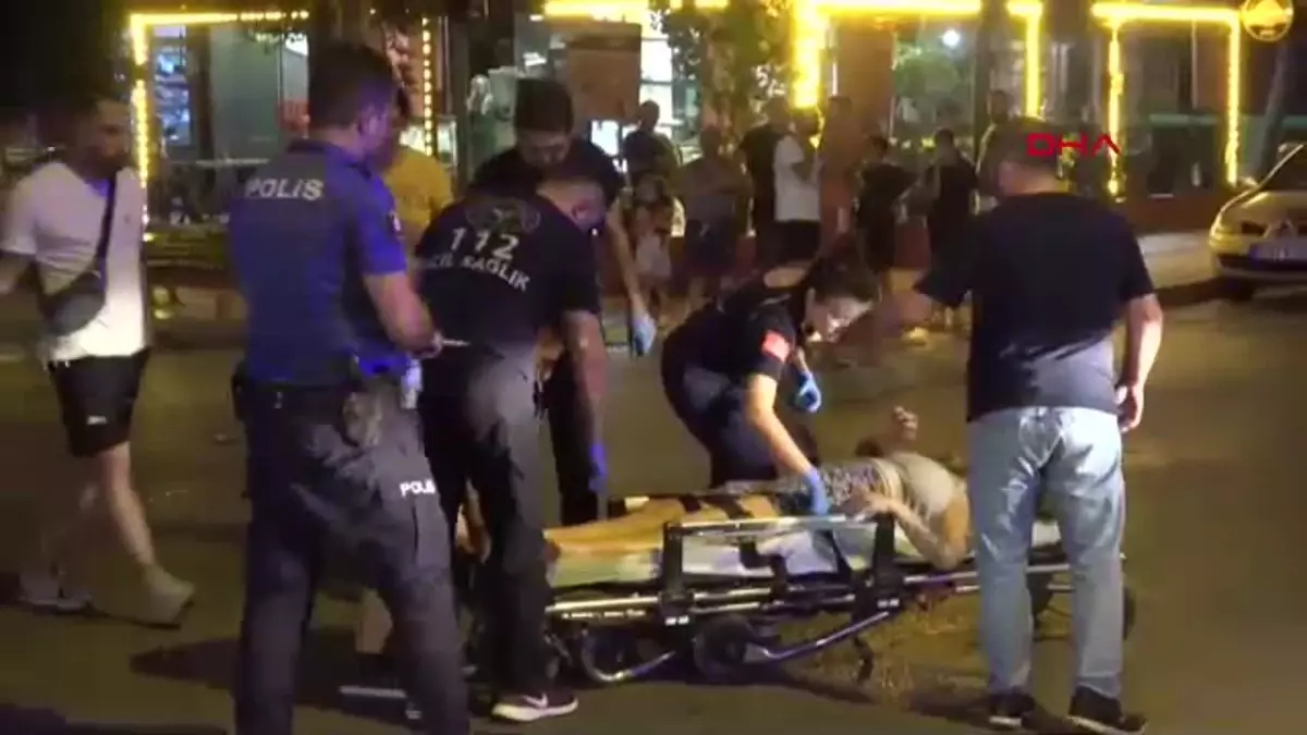 Antalya'da Yaralı Kadın Hastaneye Kaldırıldı