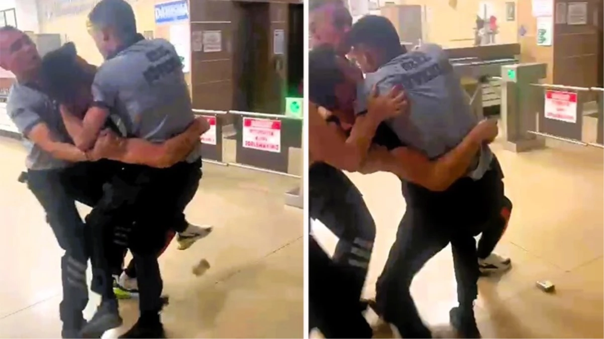 Hastanede çirkin saldırı! Güvenlik görevlileri, terör gazisinin boğazına yapışıp saldırdı