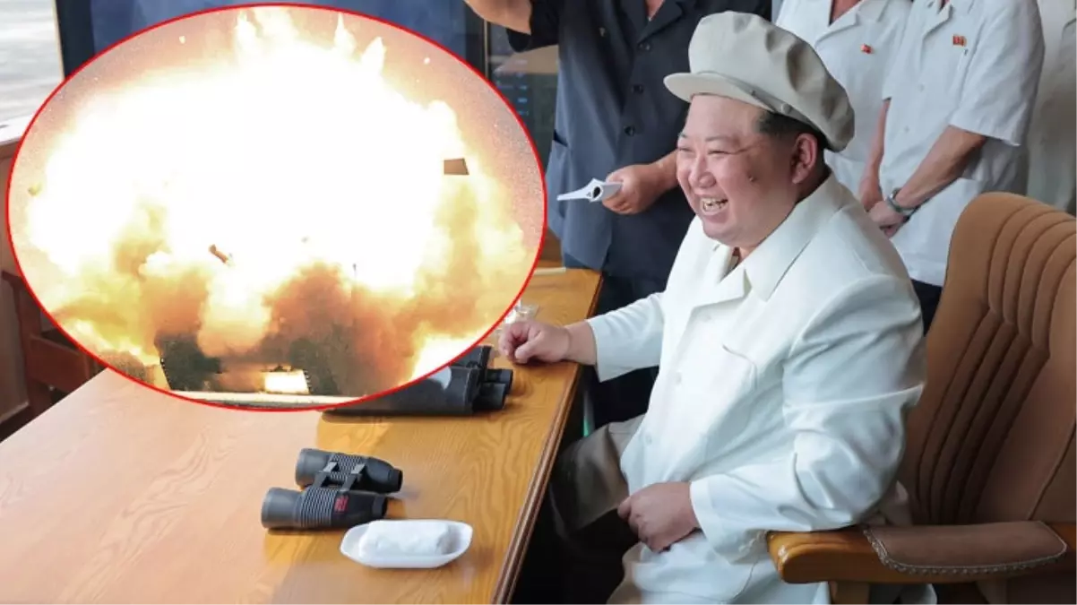 Kim Jong-un, yeni ölümcül oyuncağını kahkahalarla test etti