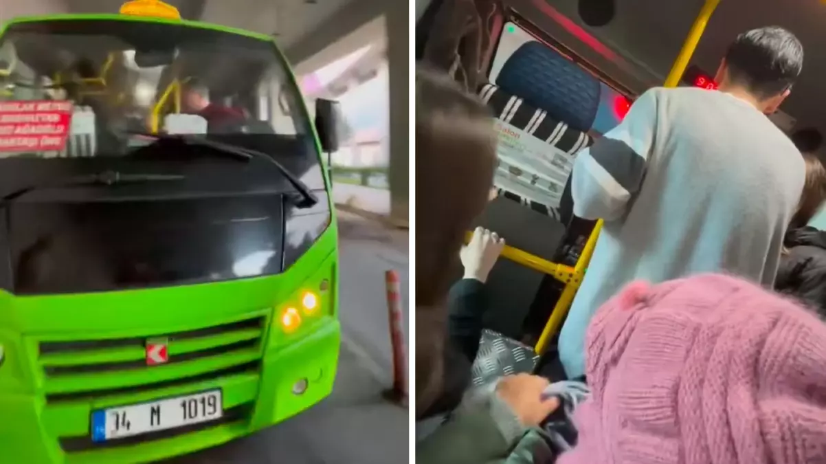 Minibüs şoföründen yolculara tehdit: Ücretinizi vermezseniz kapıyı açmam