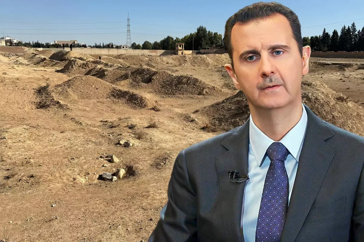 Suriye'de kadınların gömüldüğü toplu mezarlar bulundu