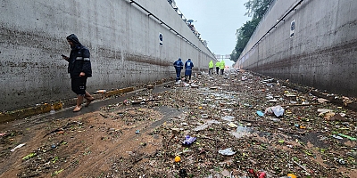 1 kişinin öldüğü su dolu alt geçitte felaketin izi
