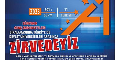 A.Ü. Türkiye’de birinci sırada