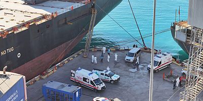 Antalya Limanı’nda Halk Sağlığı Acil Durum Tatbikatı