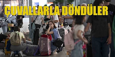 Antalya'ya çuvallarla döndüler