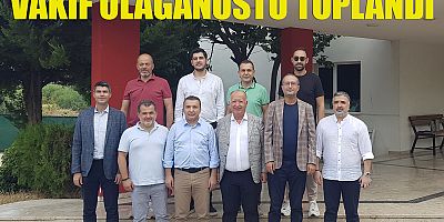 ANTALYASPOR VAKFI OLAĞANÜSTÜ GENEL KURULU VAKIF TESİSLERİNDE YAPILDI