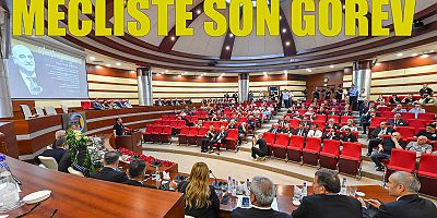 BAŞKAN BAHAR’A ATSO MECLİSİNDE VEDA