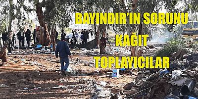 Bayındır’ın sorunu kağıt toplayıcılar