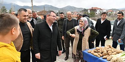 BEKİR KIVRIM’A DAĞBELİ PAZARINDA YOĞUN İLGİ