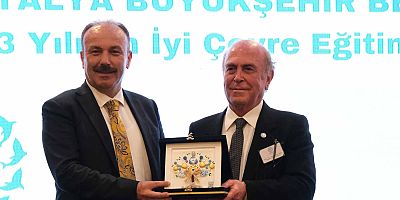  Büyükşehir Belediyesi 20. çevre ödülünü aldı