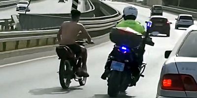 'Dur' ihtarına uymayıp polisten kaçtı