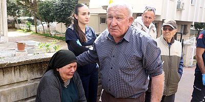 Evindeki Yangını Gözyaşları ile İzledi