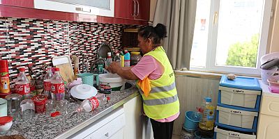 Evini pırıl pırıl yaptılar 