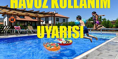 Havuz kullanımı uyarısı