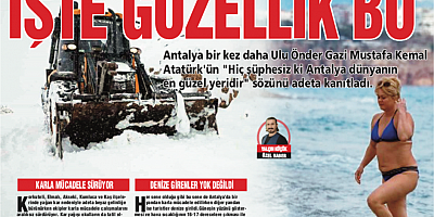 İŞTE GÜZELLİK BU