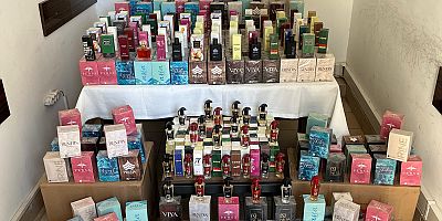 Kaçak parfüm yakalandı