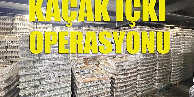 Kemer'de Kaçak İçki Operasyonu