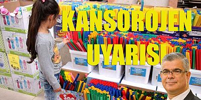Kırtasiyecilerden kanserojen uyarısı