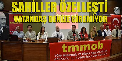 'Kıyılardan yararlanmada herkes eşittir'