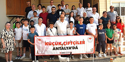 Küçük çiftçiler Antalya'da