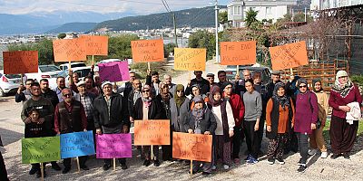 Kumluca'da belediyenin imar tadilatına tepki