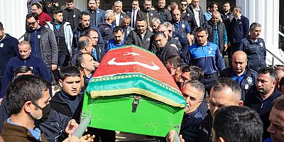 Meslektaşı tarafından öldürülen zabıta için tören