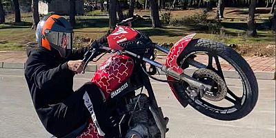 Motosikletle takip ederken kazada öldü