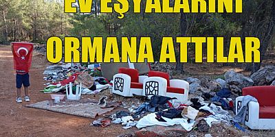 ORMANLAR ÇÖPLÜĞE DÖNDÜ