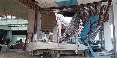 Otel inşaatında göçük: 1 yaralı