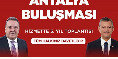 Özgür Özel Antalya’ya geliyor