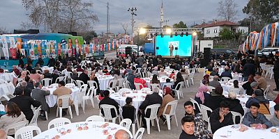 RIZA SÜMER MAHALLE İFTARINDA