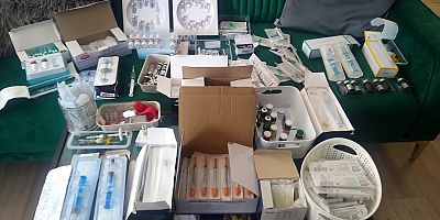 Ruhsatsız muayenehaneye baskın