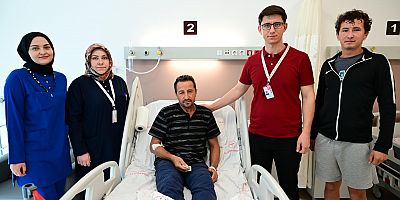Şehir Hastanesi’nde sağlığına kavuştu 