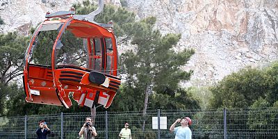 Teleferiğin 36 kabini 5 gün sonra yere indirildi
