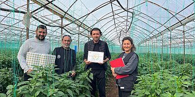 Üreticilere sertifikaları verildi