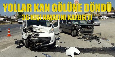 Yollar kan gölüne döndü
